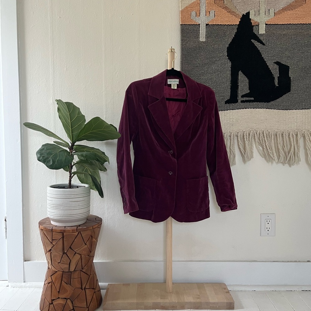 Vintage Women's Velvet Blazer